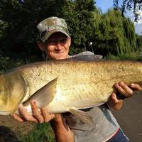 На Лановеччині впіймали здоровенну рибину. ФОТО