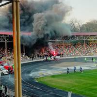 Фанати «Вереса» понищили майно Тернопільського стадіону (Фото)