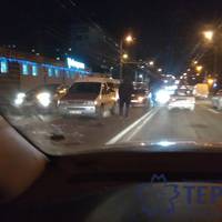 На Злуки в Тернополі ДТП: вулиця в заторі