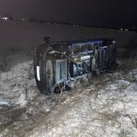 На об’їзній Збаража перекинулося авто з п’ятьма дітьми. Усі живі