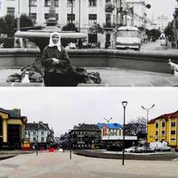 Привокзальна площа у Тернополі: різниця між першим і другим фото майже 60 років