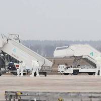 Літак з українцями з Уханю вже в Борисполі (фото)