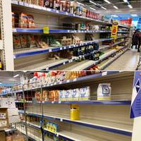 У Тернополі порожніють полиці супермаркетів