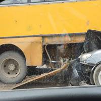 Рух паралізовано: з`явилися фото ДТП на дамбі в Тернополі