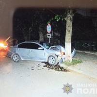 На Теребовлянщині п’яний водій на швидкості в’їхав у дерево: є травмовані (Фото)