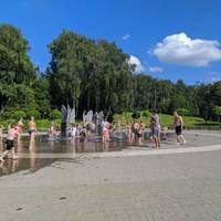 Оголені чоловіки та жінки: серед парку у Тернополі люди облаштували собі пляж