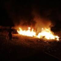 Біля Микулинецького кладовища у Тернополі сталась пожежа: цвинтар вдалось врятувати