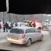Аварія на Злуки: : двоє травмованих