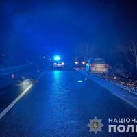 На Тернопільщині авто на смерть збило пішохода: фото