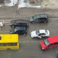 АВАРІЯ БІЛЯ ТЕРНОПІЛЬСЬКОГО АВТОВОКЗАЛУ