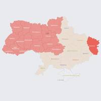 Масштабна повітряна тривога!  Всі в укриття
