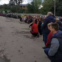 Тіла трьох воїнів зустріли на Кременеччині (фото)