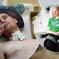 Прикутий до ліжка боєць Віталій Шумей вперше заговорив після важкого поранення голови
