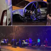 У Тернополі трапилася аварія за участі трьох машин: одного з кермувальників госпіталізували до лікарні