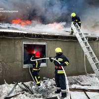 На Тернопільщині – масштабна пожежа на птахофермі