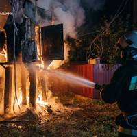 На Тернопільщині спалахнула трансформаторна підстанція